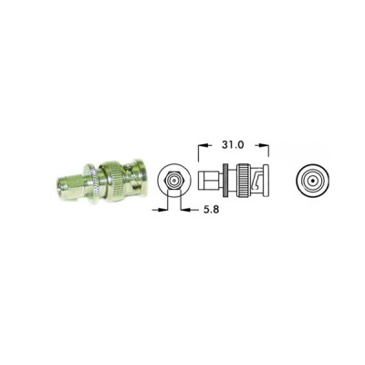 ADATTATORE SPINA SMA(M) --SPINA BNC (M) 89-212