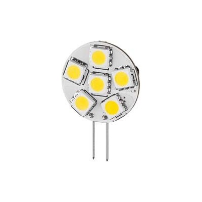 LAMPADA 6 LED G4 10-30Vdc 1,5W LUCE CALDA