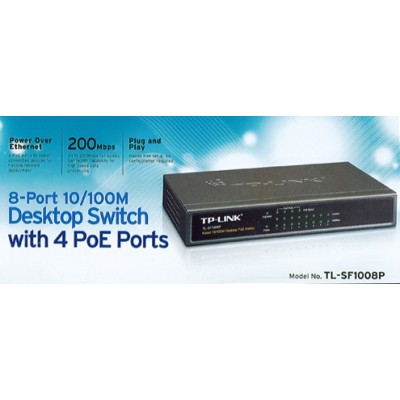 TP-LINK HUB-SWITCH +4 PORTE PoE