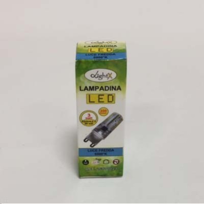 LAMPADA G9 A LED DA 3W IN SILICONE