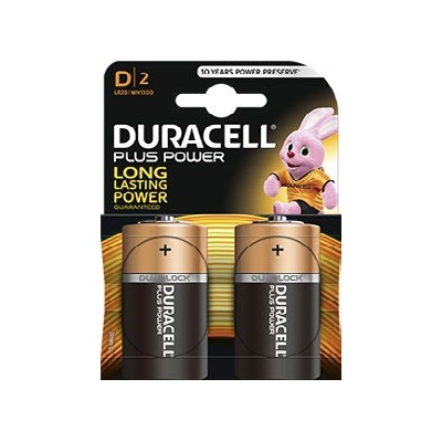 DURACELL MN1300 TORCIA D PLUS BL2