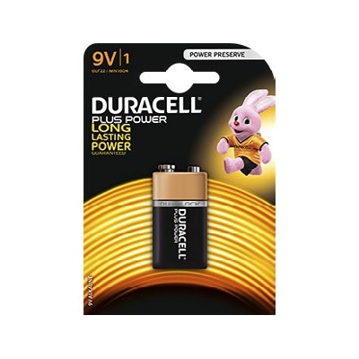 DURACELL MN1604 9V PLUS BL1