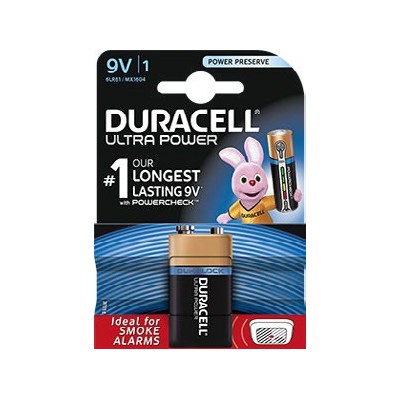 DURACELL MX1604 9V ULTRA POWER BL1