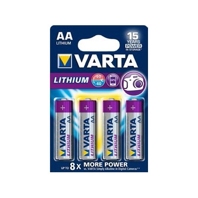 VARTA 6106 STILO AA LITIO BL4