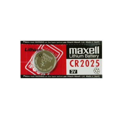 MAXELL PILE AL LITIO CR2025 BLISTER DA 5 (PREZZO SINGOLO)