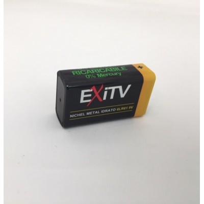 BATTERIA RICARIC.NI-MH 9v250mA 64005100