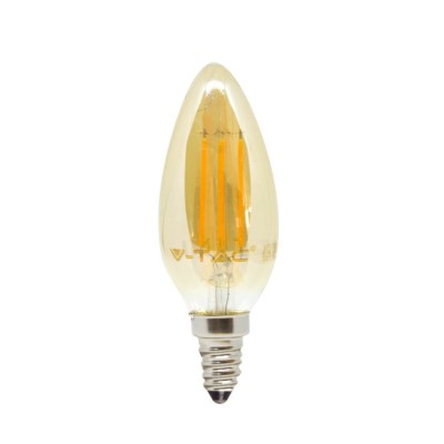 LAMPADA,FILOLED,AMBRATA,CANDELA,E14,4W,