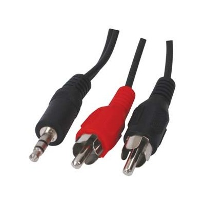 CAVO 2 RCA(M) --+ JACK 3,5 (M)  15mt