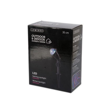 PROIETTORE,ROTANTE,3LED,MULTICOLOR