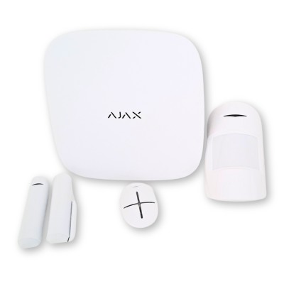 AJAX KIT RADIO BIANCO HUB2 LAN+4G+2 SIM+MC+DP+1SC