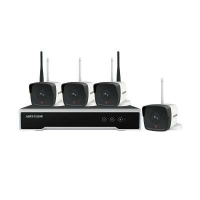 HIKVISION KIT WI-FI NVR+4 TLC IP 4MP CON HD