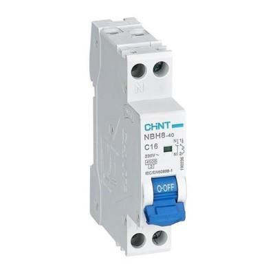 CHINT INT NBH8-40C16-1PN-4.5 1P+N 16A 4.5KA