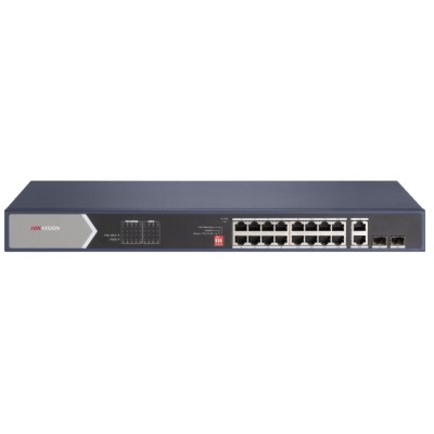 HIKVISION SWITCH GIGABIT HI-POE METALLICO