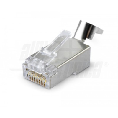 CONNETTORE RJ45 PASSANTE CAT.6A FTP AWG23