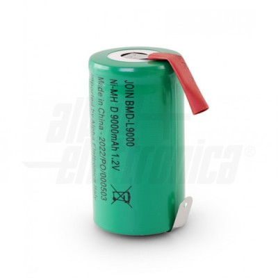 BATTERIA TORCIA "D" 1.2V. NI-MH 8000mA SALD.