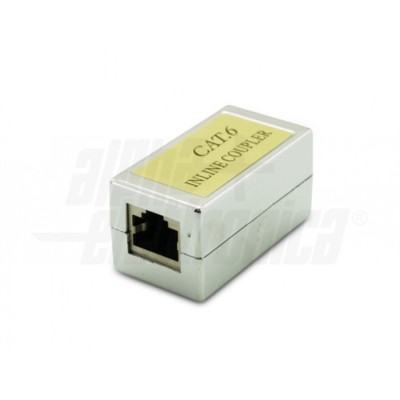 ACCOPPIATORE RJ45 CAT6 FEM/FEM PROFESSIONALE