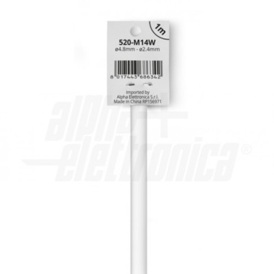 TERMORESTRINGENTE BIANCO mm4,8 mt.1