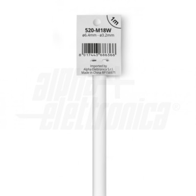 TERMORESTRINGENTE BIANCO mm6,4 mt.1