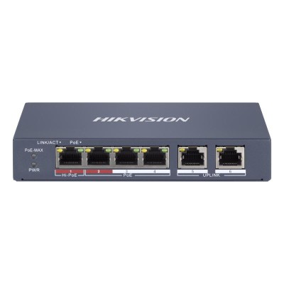 HIKVISION SWITCH MANAGEMENT 4 PORTE POE 10/100