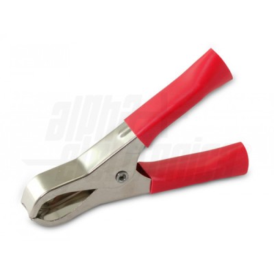 PINZA COCCODRILLO 75mm ROSSA