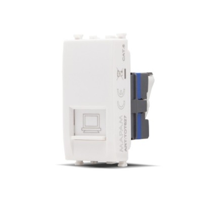 MAPAM GEM CONNETTORE DI RETE RJ45 BIANCO