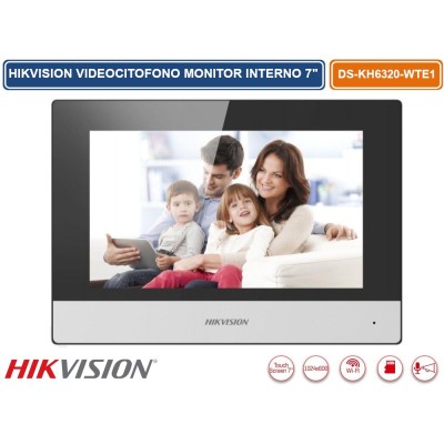 HIKVISION POSTAZIONE IP DA INTERNO 7" TOUCH BIANCO