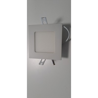 LAMPADA LED SOFFITTO QUADRATO 6W 6000K 120X120X21MM