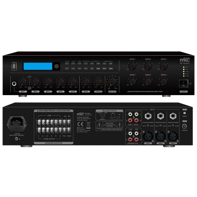 AMPLIFICATORE PA 350W 6 ZONE USB/BT/FM-DAB